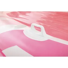 Intex Pink Paradise Boat (244x97x114cm) mit Haltegriffen und Getränkehaltern
