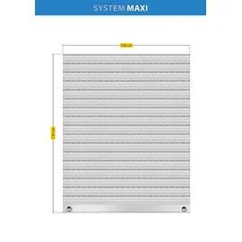 Schellenberg Rollladenpanzer Komplett-Set Maxi 100 x 120 cm grau