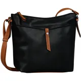 Tom Tailor Novara, Umhängetasche Crossbody Bag Mittelgroß Schwarz,
