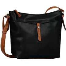 Tom Tailor Novara, Umhängetasche Crossbody Bag Mittelgroß Schwarz,