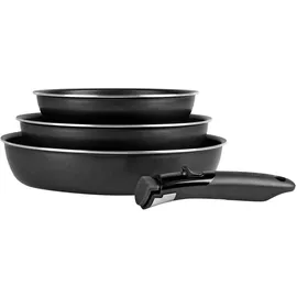 Sitram Sitramovible Pfannen-Set 3-tlg. 20 cm + 24 cm + 28 cm