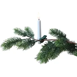 Chic Antique Weihnachtsbaumkerze LED 6er Set, Ø 1,5 cm, H 13 cm, weiß