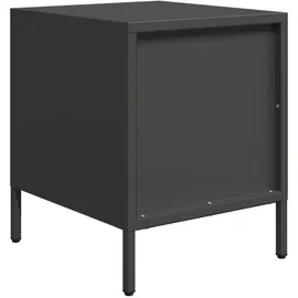 vidaXL Nachtschrank 2 Stk. 35 x 39 x 43,5 cm Schwarz
