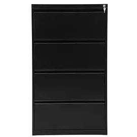 Gürkan Hängeregistraturschrank 76 x 132 x 62 cm schwarz