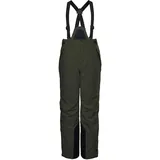 KILLTEC Kinder Latzhose KSW 79 BYS SKI PNTS, Größe 128, in Grün dunkeloliv, 00756