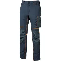 U-POWER Bundhose Atom Long Arbeitshose 4-Wege Stretch - deep blue