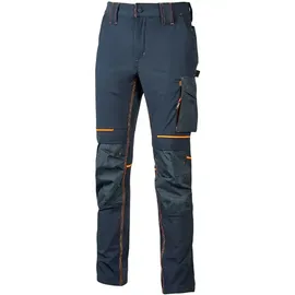 U-POWER Bundhose Atom Long Arbeitshose 4-Wege Stretch - deep blue