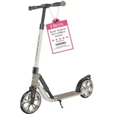 Hudora BigWheel® 205 Advanced Scooter - Komfortabler Aluminium-Roller für bis zu 100kg - Höhenverstellbarer & zusammenklappbarer Tretroller - Kick-Scooter für Kinder/Jugendliche & Erwachsene