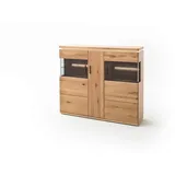 MCA Furniture MCA Highboard Barcelona Holz Eiche Bianco