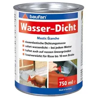 Baufan Wasser-Dicht Grau 750 ml