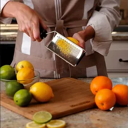 Küchenreibe Gourmet Fine Grater black  - Feine Klinge (MP-45004E)