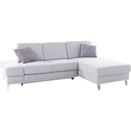 sit&more Ecksofa »Clio L-Form« wahlweise mit Bettfunktion oder Vorziehsitz und Bettkasten, Federkern