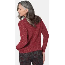 GOLDNER Rundhalspullover Rot 50