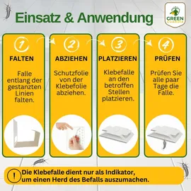 green guardia Silberfisch Falle mit Spezial-Lockstoff 3 St.