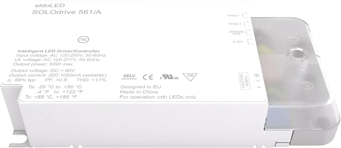 EldoLED SOLOdrive AC 50 W Constant Current SL0561A1 0-10V
