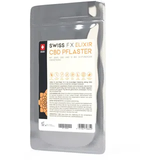 SWISS FX CBD Schmerzpflaster mit 20 mg und Hanf 3 St