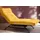 KAWOLA Liege AMERIVA Polyester 80 x 0 x 0 cm Gelb mit Kissen/Kopfteil