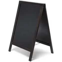 SHOWDOWN Displays Showdown Kundenstopper Tafel Economy - 55x85cm - Holz - Schwarz