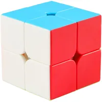 Cooja Zauberwürfel 2x2, Speed Cube 2x2x2 Magischer Würfel Speedcube, Schnelles Glattdrehen Robust Spielzeug für Jungen Mädchen