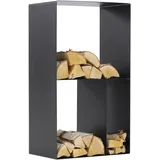 Magnus Kaminholzregal R146 Stahl 45 x 30 x 80 cm Schwarz