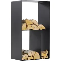 Magnus Kaminholzregal R146 Stahl 45 x 30 x 80 cm Schwarz