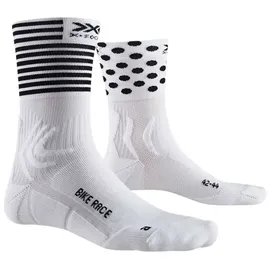 X-Socks BIKE RACE Socken Silber/Weiß 36-38