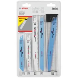 Bosch Säbelsägeblatt-Set Demolition 6-teilig