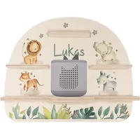 Kidsmood - Tonie Regal mit Namen | Wandregal für Toniebox 2 & Tonie Figuren mit abgerundeten Ecken & Kanten | Personalisierte Geschenke für Mädchen & Jungen als Dekoration fürs Kinderzimmer