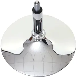 Mendler Einzelst�ck | Esszimmerstuhl HWC-A50 III, Stuhl Küchenstuhl, Retro 50er Jahre, Stoff/Textil ~ creme/grau, Chromfuß