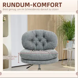 Homcom Bürostuhl Polyester Grau