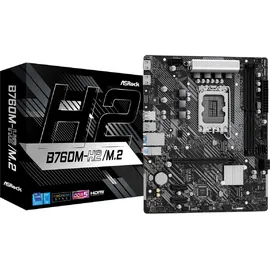 ASRock B760M-H2/M.2 Mainboard Micro-ATX LGA1700 Intel B760 DDR5