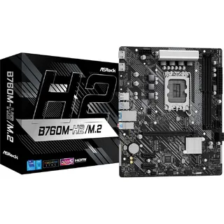 ASRock B760M-H2/M.2 Mainboard Micro-ATX LGA1700 Intel B760 DDR5