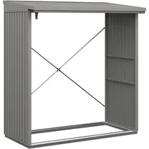 Hörmann Kaminholzregal Trend-V Typ 2 181,4 x 102,5 x 198 cm grau