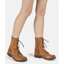felmini wide fit Stiefelette in Mittelbraun | braun 41