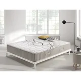 Matratze 90x200cm ViskofederTaschenfederkerne und hochverdichteter HR-SchaumHöhe+/-26cm. - Simpur