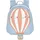 Lässig Kleiner Kinderrucksack für Kita Kindertasche Krippenrucksack mit Brustgurt, 20 x 9.5 x 24 cm, 3,5 L/Tiny Backpack Balloon