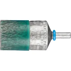 Vulkanisierte Pinselbürste weich ungezopft PBV Ø30mm Schaft-Ø6 mm Stahl-Draht-Ø0,35