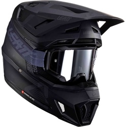 Leatt 7.5 S24 Stealt, casque à croix - Noir/Gris - XXL