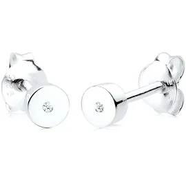 Elli DIAMONDS Ohrstecker DIAMONDS Silber 925 0,01 ct