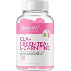 OstroVit CLA + Green Tea + L-Carnitine (90 Caps) Unflavoured One Size