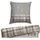 SCHIESSER Salous Winterprint Taupe 135 x 200 cm + 80 x 80 cm