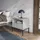 Selsey Nachtschrank Vellore 54 x 56 x 39 cm Grau