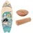 F2 Set Balance Board Surfer 87x32cm + Halbkugel und Korkrolle