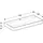 Geberit One Wandwaschtisch 105 x 48 cm 505020014