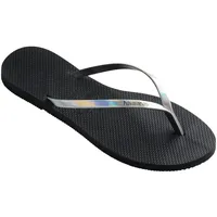 Havaianas Damen You Metallic Flipflop, New Graphite, 39/40 - 39/40 EU