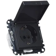 Merten Schuko-Steckdose IP44 Anthrazit 1 St.