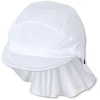 Sterntaler Schirmmütze Nacken Basic weiß 55 cm