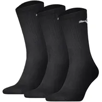 Puma Crew 3er Pack schwarz 39-42