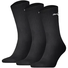 Puma Crew 3er Pack schwarz 39-42
