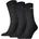 Crew 3er Pack schwarz 39-42